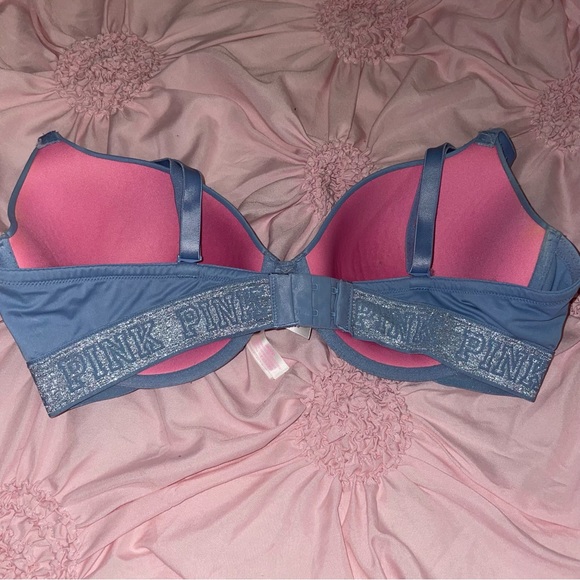 ❤️SOLD❤️ Blue Victoria’s Secret wear everywhere bra 36DD - Picture 2 of 6